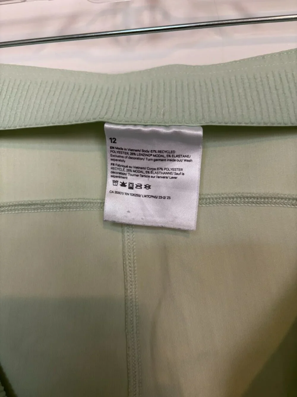 lululemon athletica Light Mint Athletic Shorts